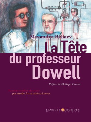 cover image of La tête du professeur Dowell
